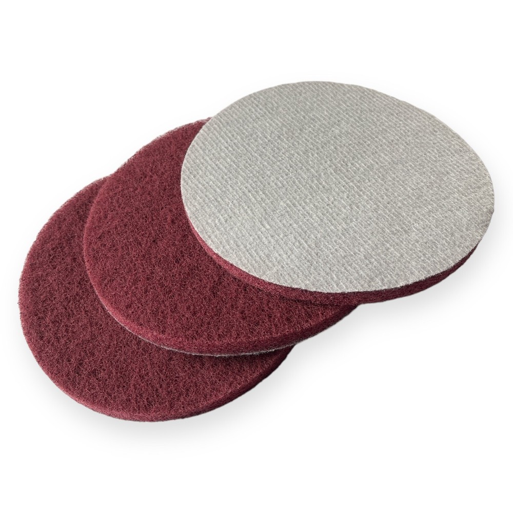 LiME LiNE 6 in Hook & Loop Scuffing Discs for Orbital Dual Action Sander - 8 Pcs