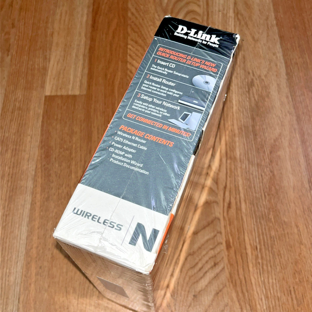 D-LINK BASIC WIRELESS N ROUTER DIR-615 802.11 BRAND NEW SEALED!