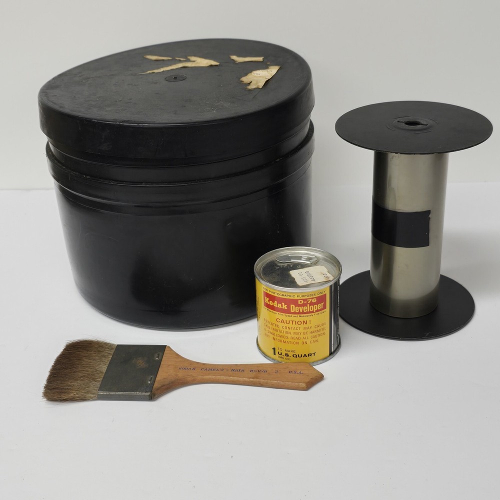 Kodak Developing Kit- Brush Developer Canister Reel
