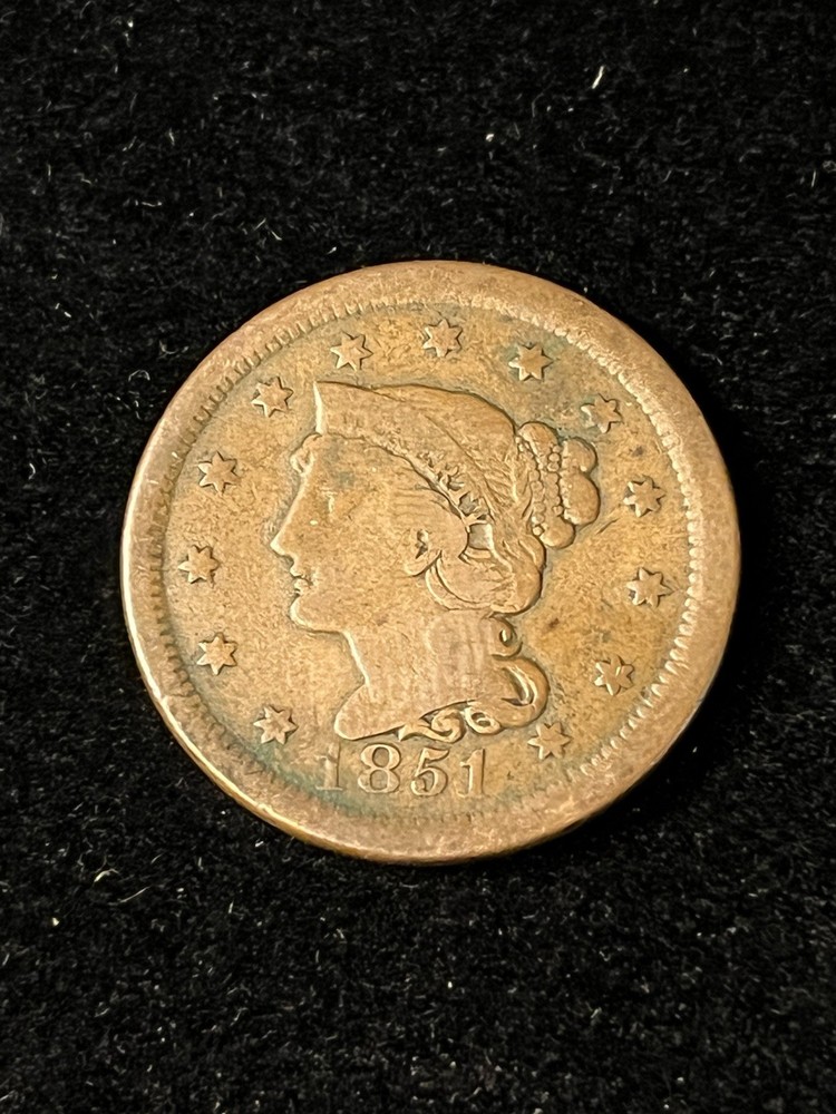 1851 large cent