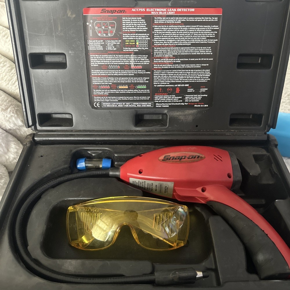Snap-on Leak Detector ACT755 Refrigerant