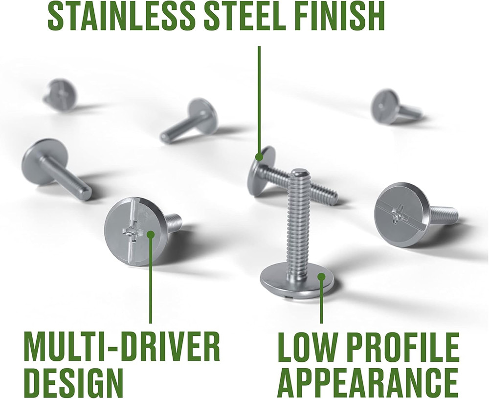 Group Combo Sidewalk Bolt, Hurricane Hardware, 25 Pieces, Rust-Resistant, Durabl