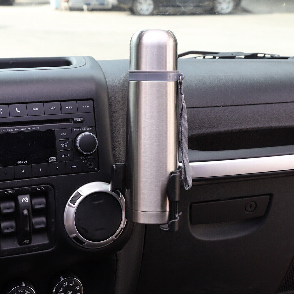 Multi-Function Drink Cup Phone Holder Bracket Mount For Jeep Wrangler JK 2012+