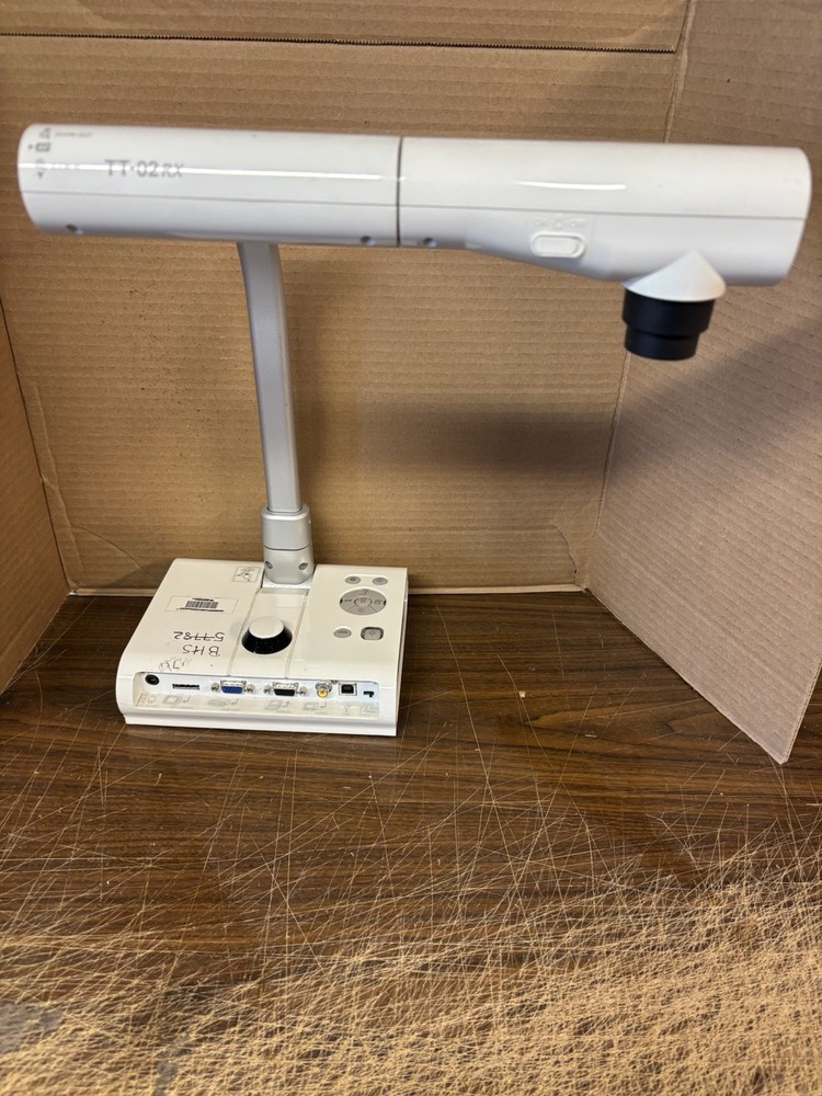 Elmo TT-02RX Document Camera Visual Presenter 5.2x Optical Zoom USB VGA No Cords