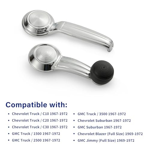 Window Crank Handle & Interior Door Handle Set for 1967-1996