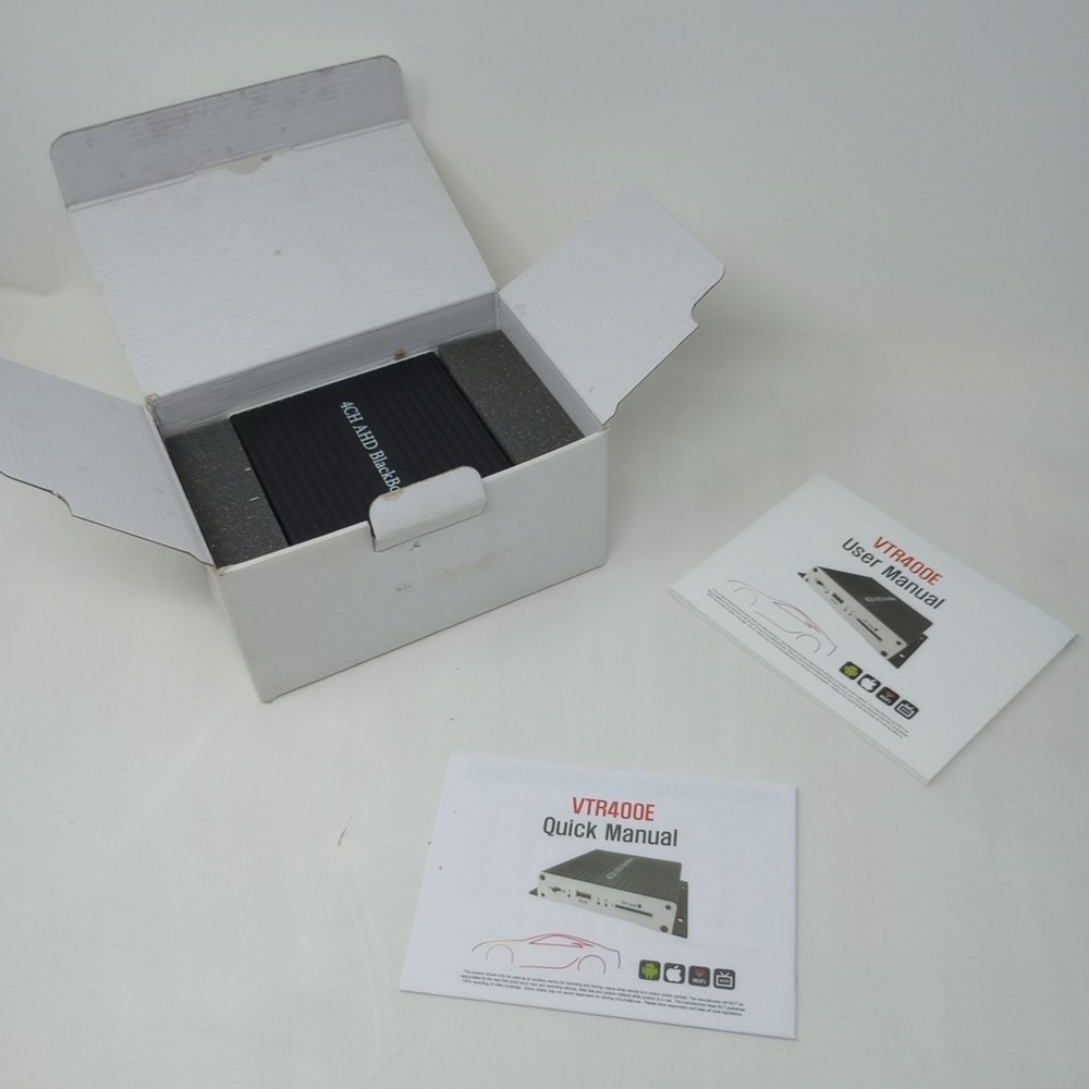 BOYO VTR400E 4CH Compact DVR Black Box NOS (Open Box)