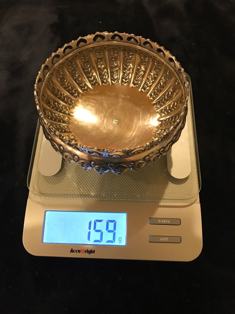 800 Silver Footed Dish