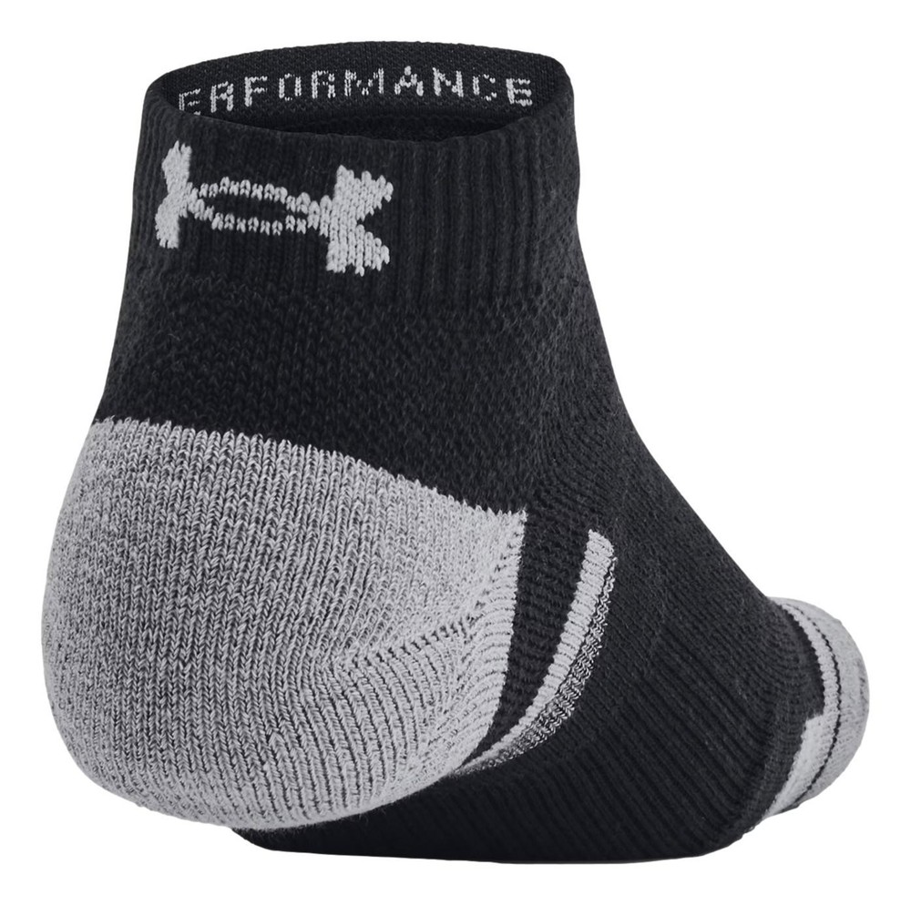 Under Armour UA Performance Tech Unisex 6 Pack Low Socks (Black) 1386244