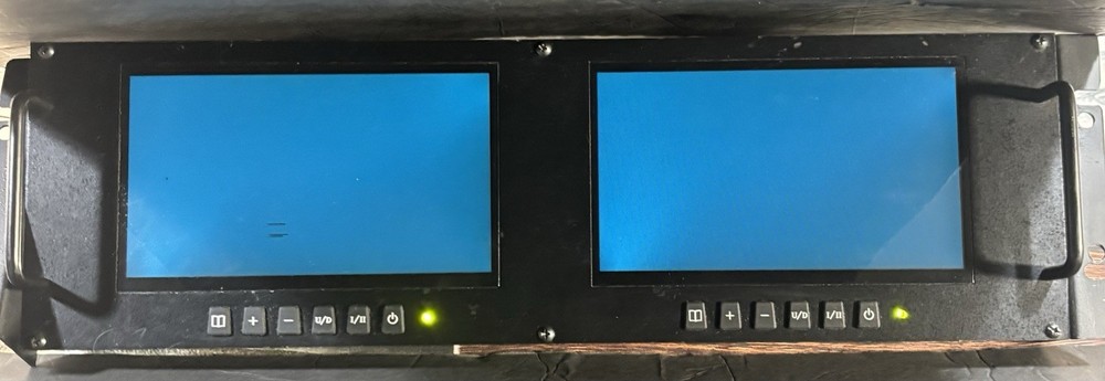 Defender Security 2 x 7" LCD Rack Mount Monitors