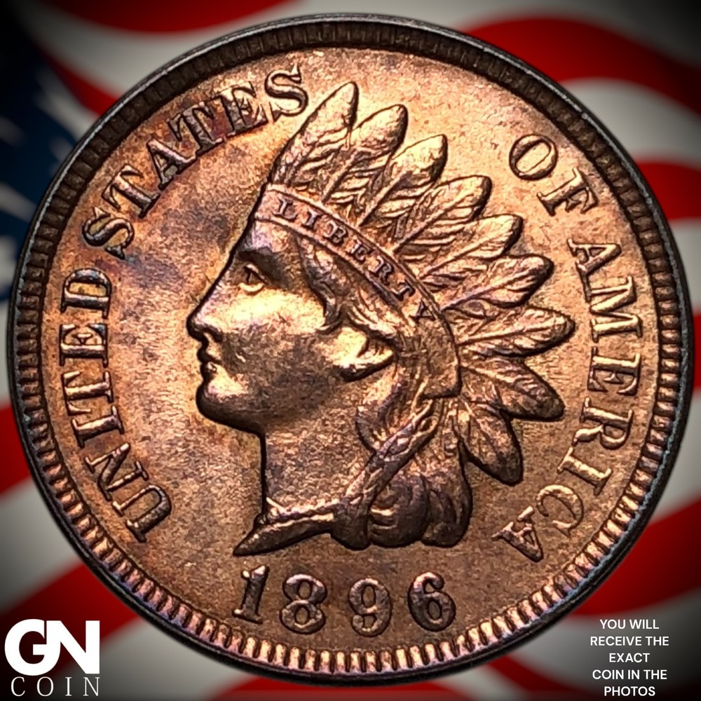 1896 Indian Head Cent Penny Z2924