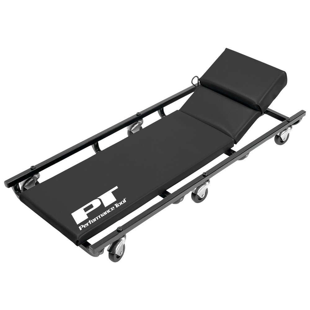 Performance Tool Rolling Shop Creeper Adjustable Headrest Heavy Duty Caster 4...