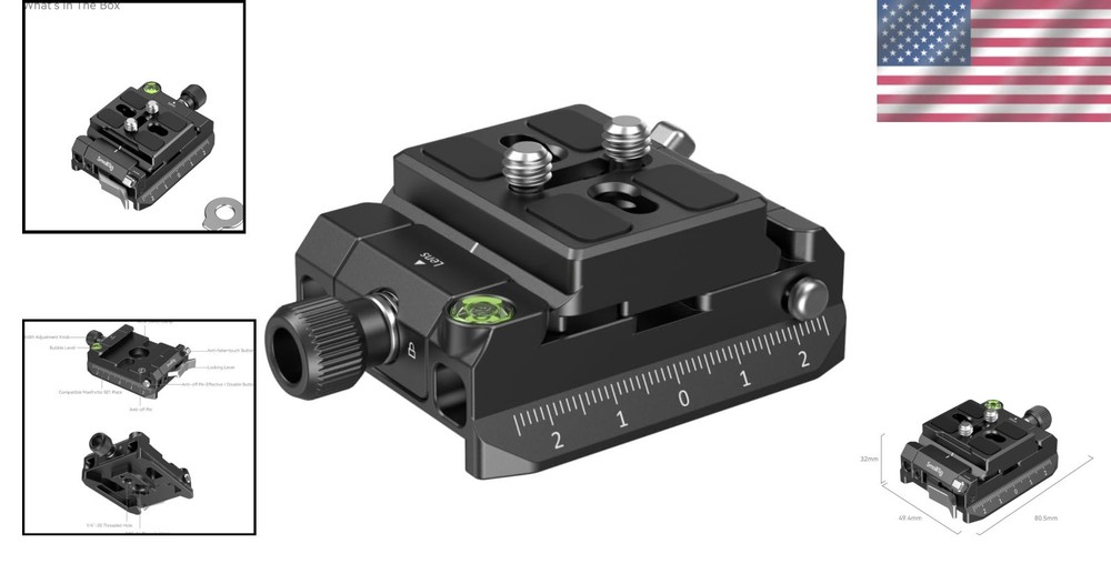 DJI RS Arca Swiss Manfrotto Mount Plate Kit | Quick Release Stabilizer Baseplate