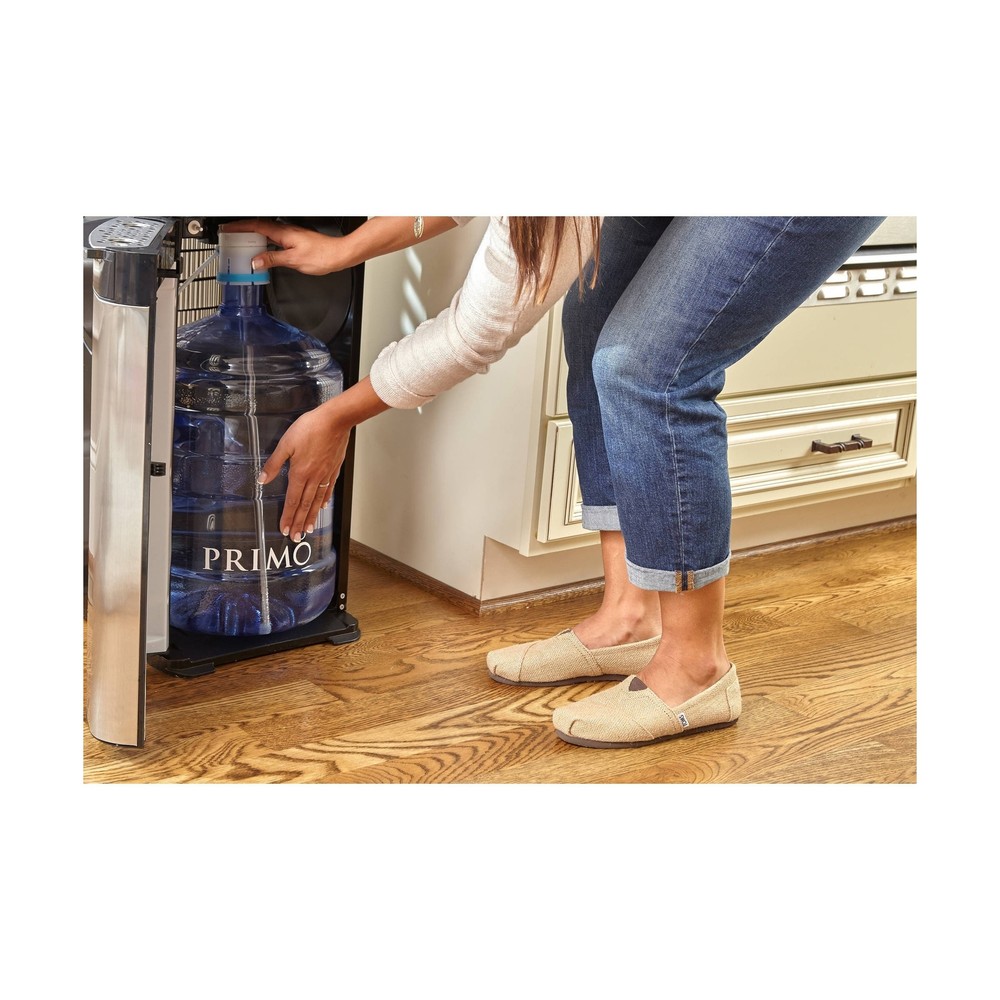 Primo Deluxe Water Dispenser Bottom Loading, Hot/Cold/Room Temp, Stainless