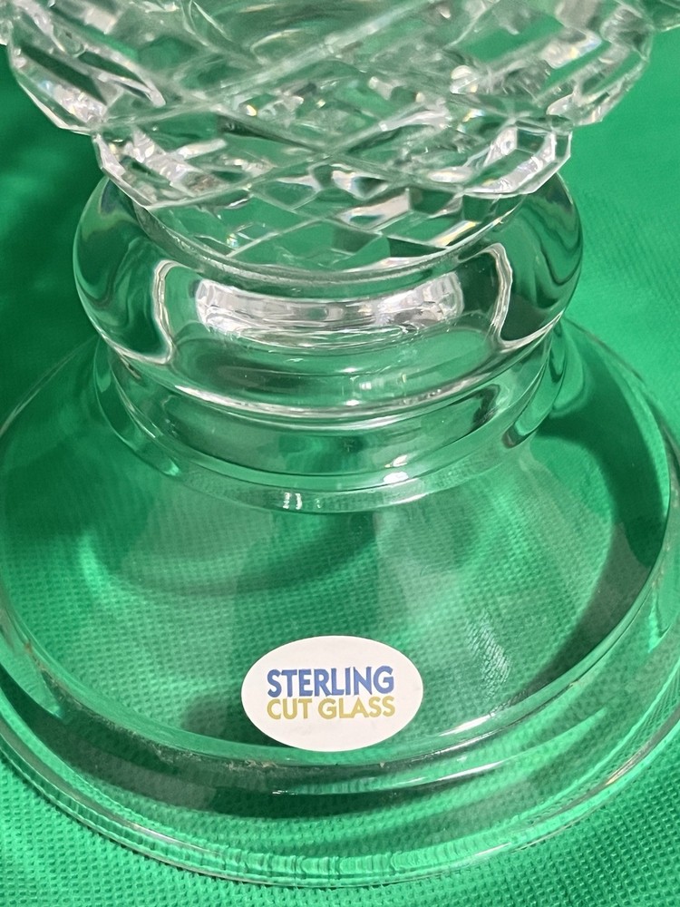Sterling Cut Glass Trophy