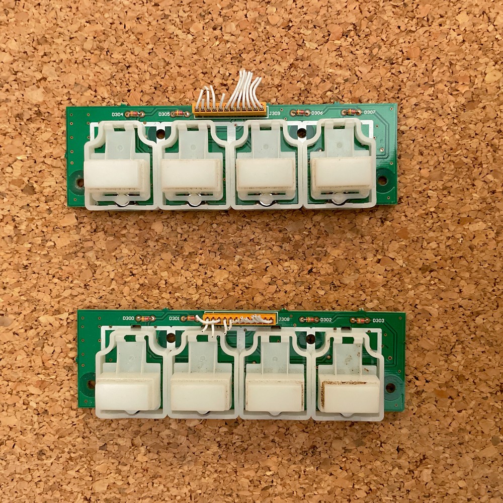Vestax VCI-100 Lower Deck Button Assembly Left & Right • Parts