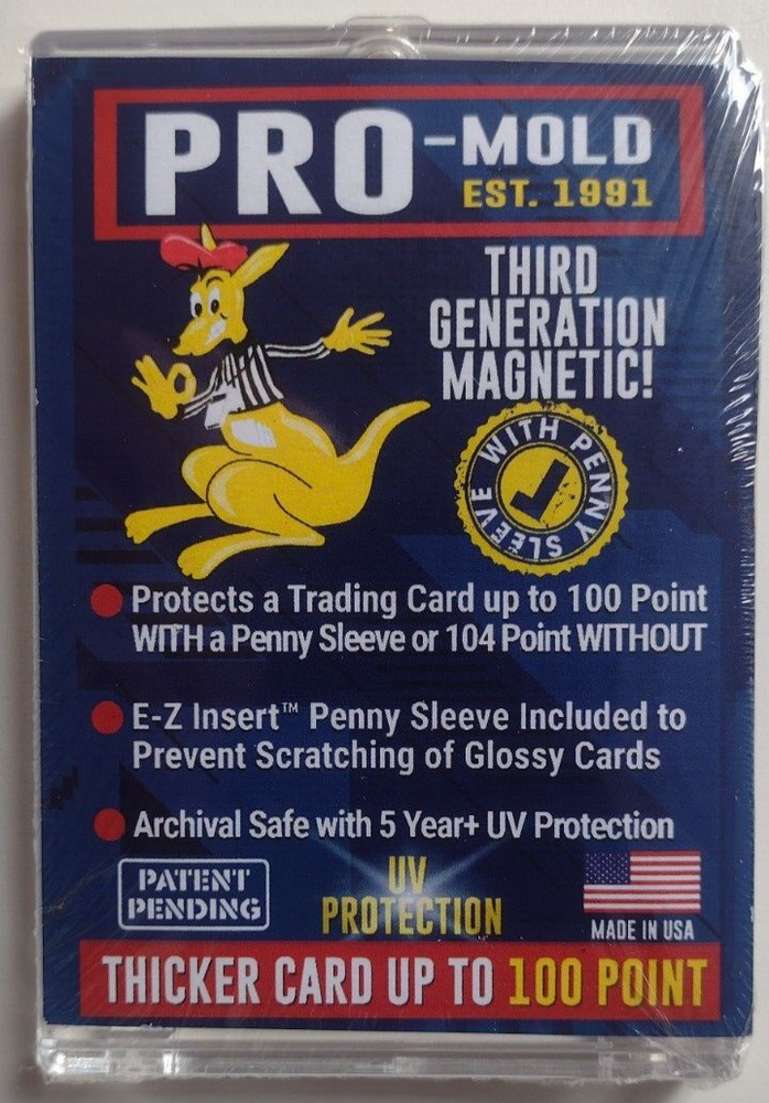ProMold MH100SAB Third Generation Magnetic Card/Sleeve Protector 100Pt NIP