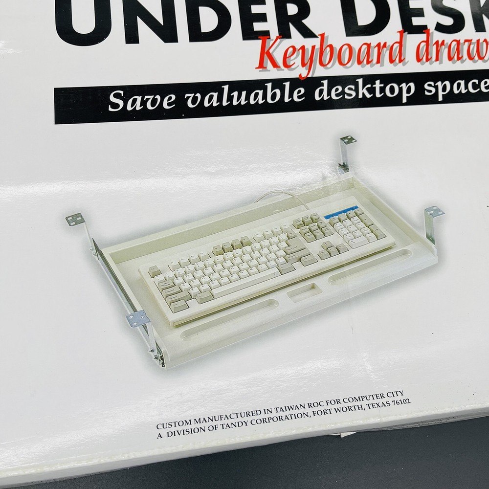 Vintage Under Desk Keyboard Drawer Computer City NEW