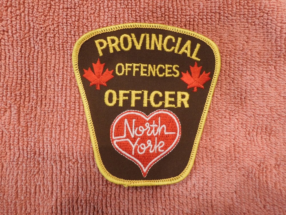 Provincial Offences Officer North York Canada Patch