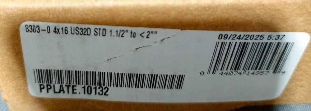 Ives Pull Plate 10132 8303-0 US32D