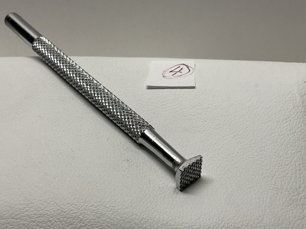 EARLY TOOL UNMARKED, Geometric Leather Stamping Tool