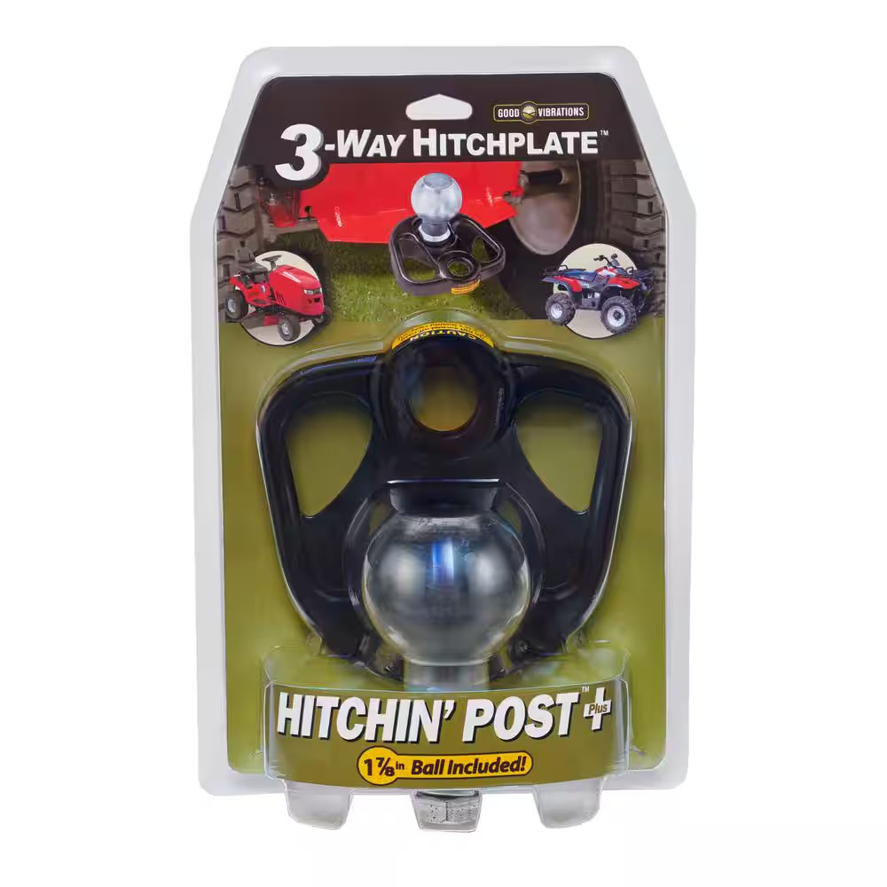 3-Way Hitch Plate and Towing Ball