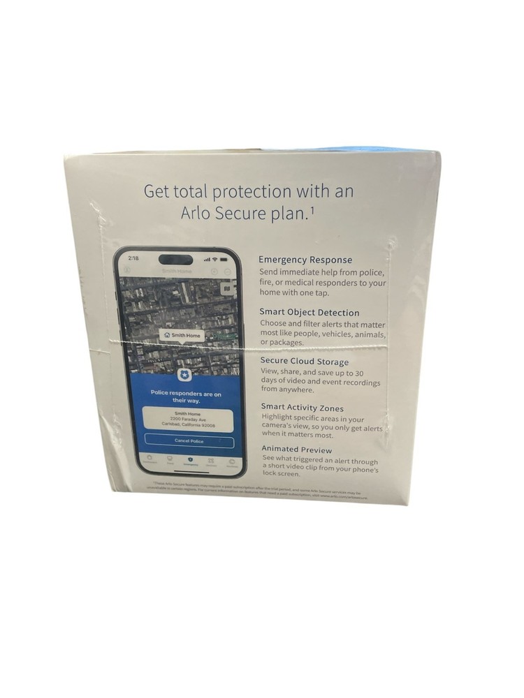 Arlo Essential 2K (2nd Generation) Security Camera – White (3 Pack)