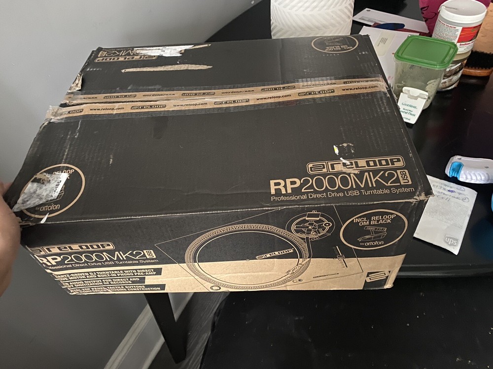 Reloop RP-2000 MK2 Direct Drive DJ Turntable - Black