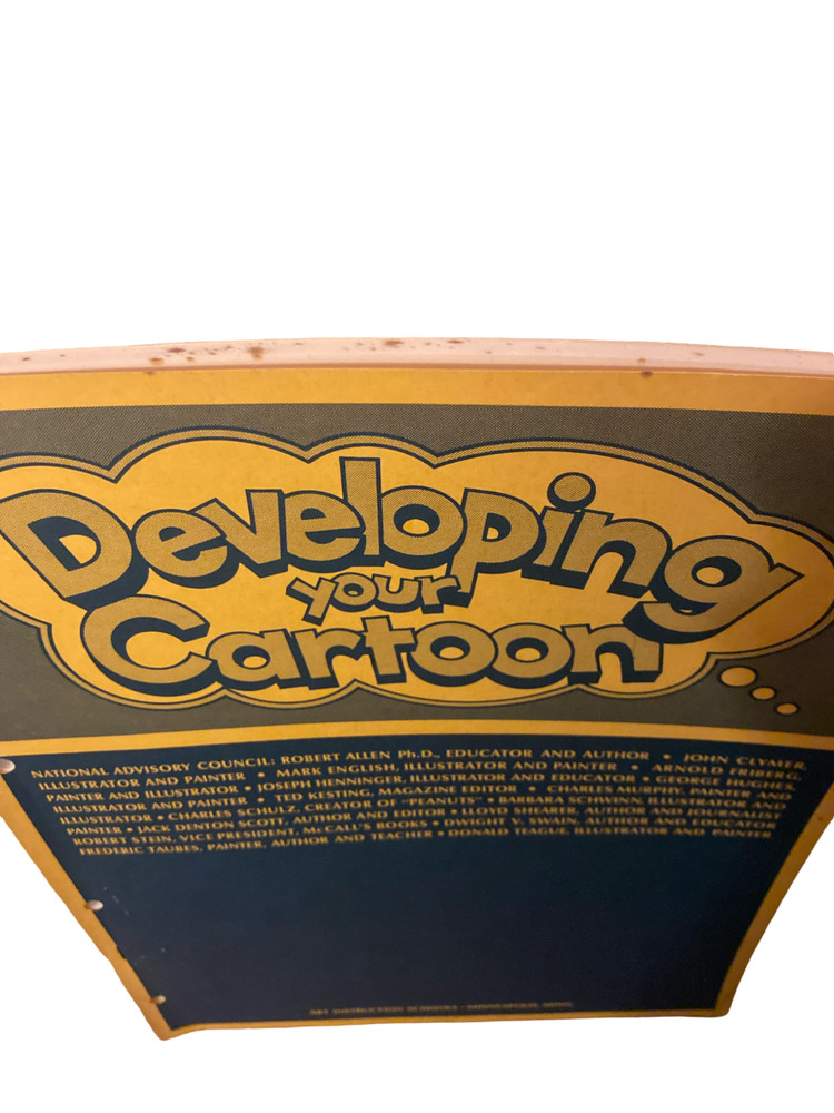 1970’s "Developing Your Cartoon" Textbook (Softcover) - Great Condition