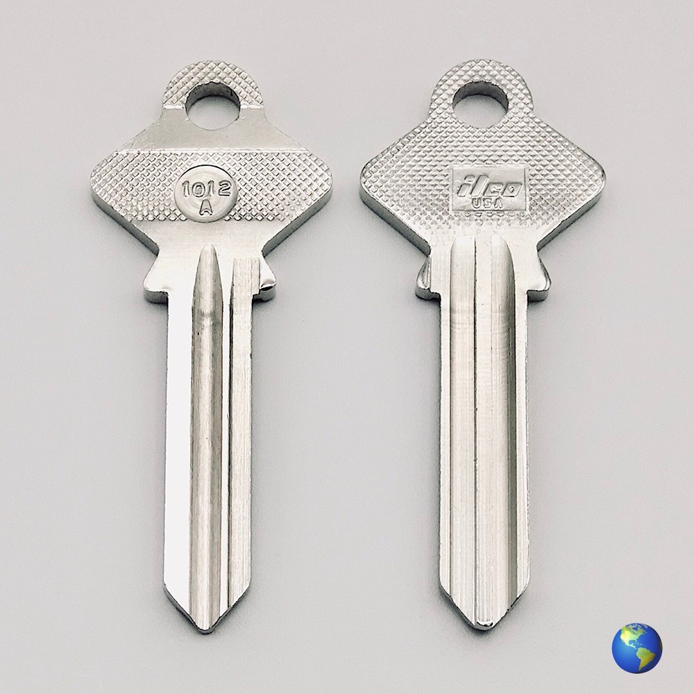 1012A Key Blanks for Various Products by Corbin Russwin (2 Keys)