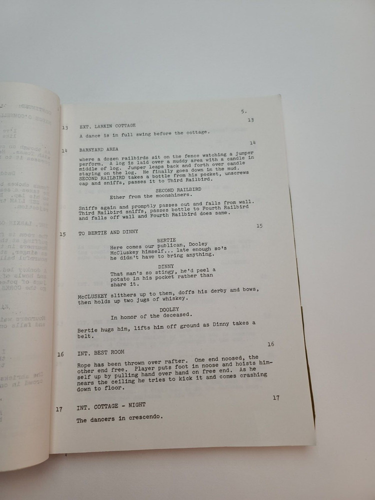 TRINITY / Leon Uris 1977 Unproduced Screenplay, Herb Jaffe Productions