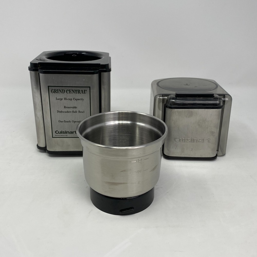 Cuisinart DCG-12BC Grind Central One-Touch Coffee Grinder - WORKING