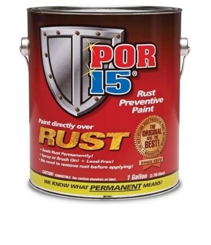 Absolute Coatings 45008 Por-15 Rust Preventive Black - Pt.