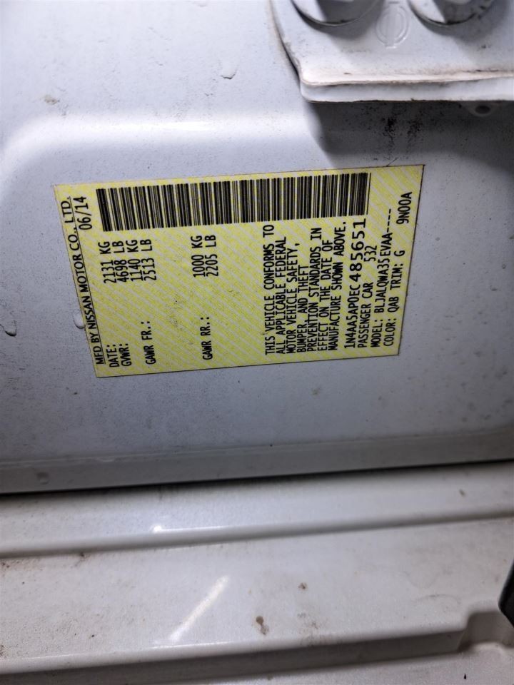 2014 Maxima Display Screen Sku#4355190