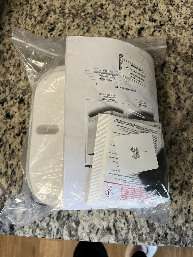 Espressione Concierge Elite Diamond White Espresso Machine