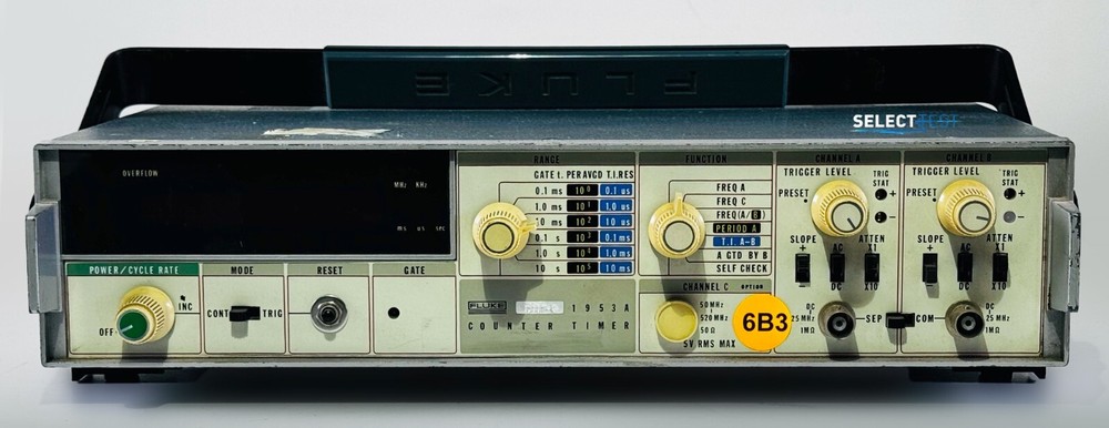FLUKE 1953A UNIVERSAL FREQUENCY COUNTER / TIMER ****LOOK**** (REF.: 697N)