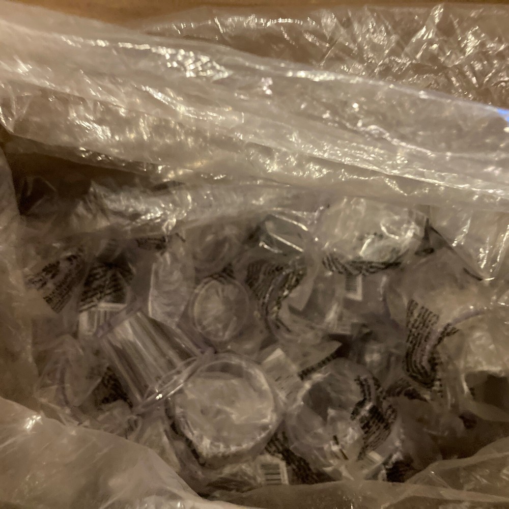 Thunder Group PLSP002D 2 oz Clear Plastic Fluted Syrup Cup - 36 Count (3 dozen)