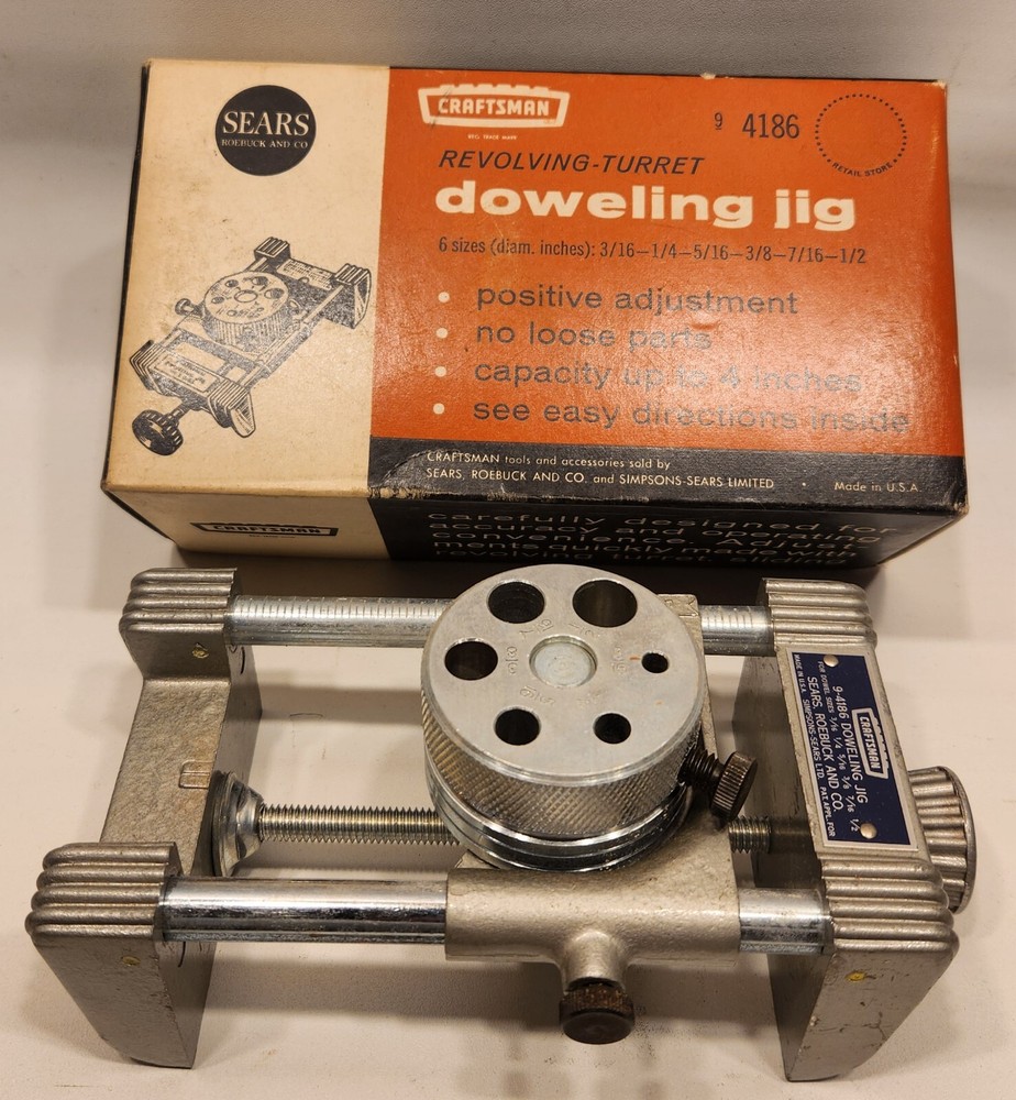 CRAFTSMAN 9-4186 DOWELING JIG SEARS ROEBUCK AND CO