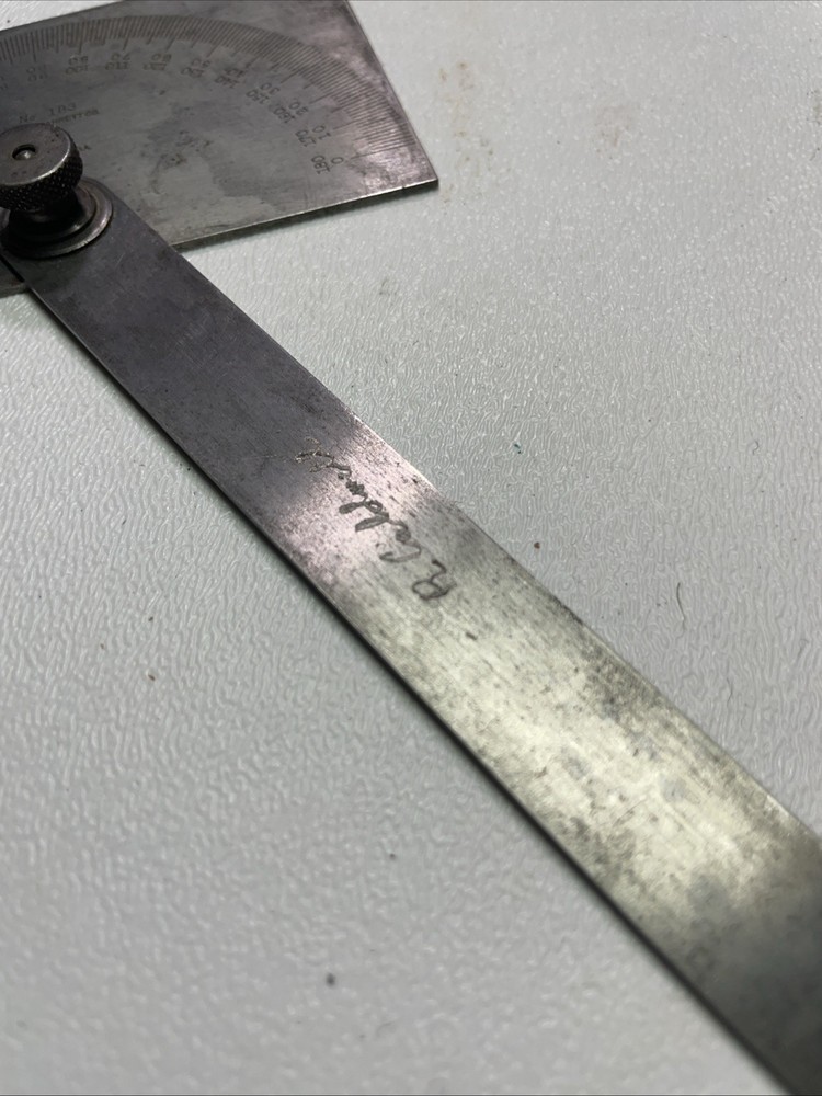 Starrett No. 183 Protractor Machinist USA