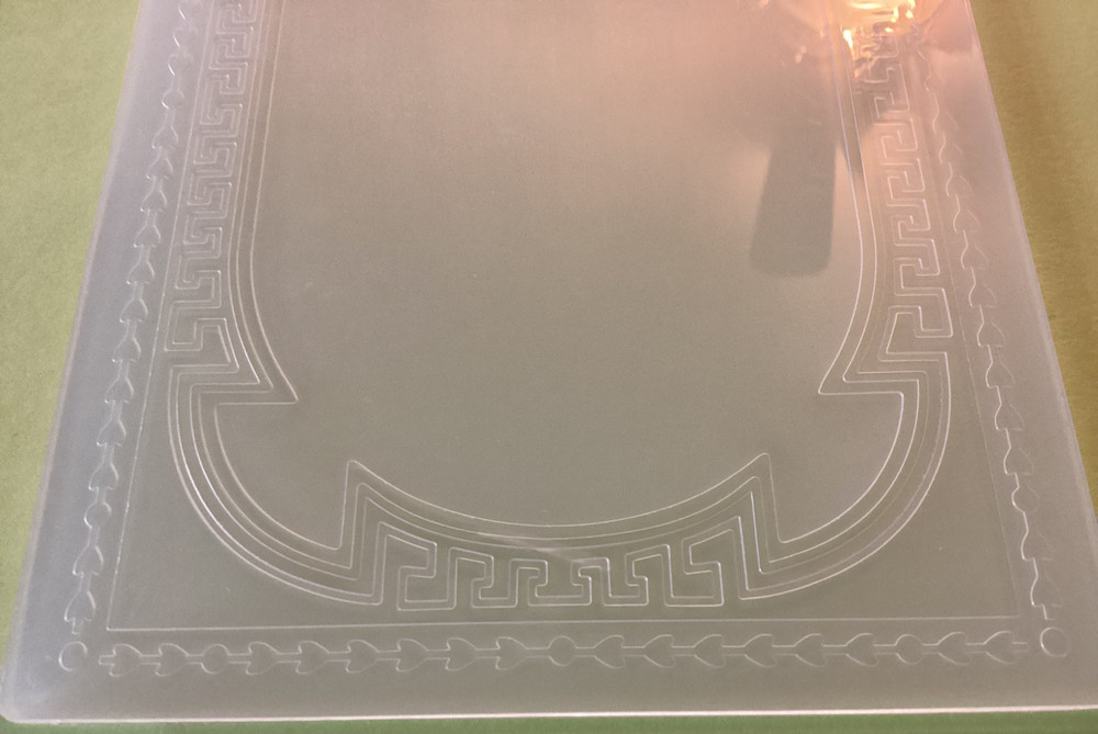 Anna Griffin Greek Key Frame Embossing Folder 5x7