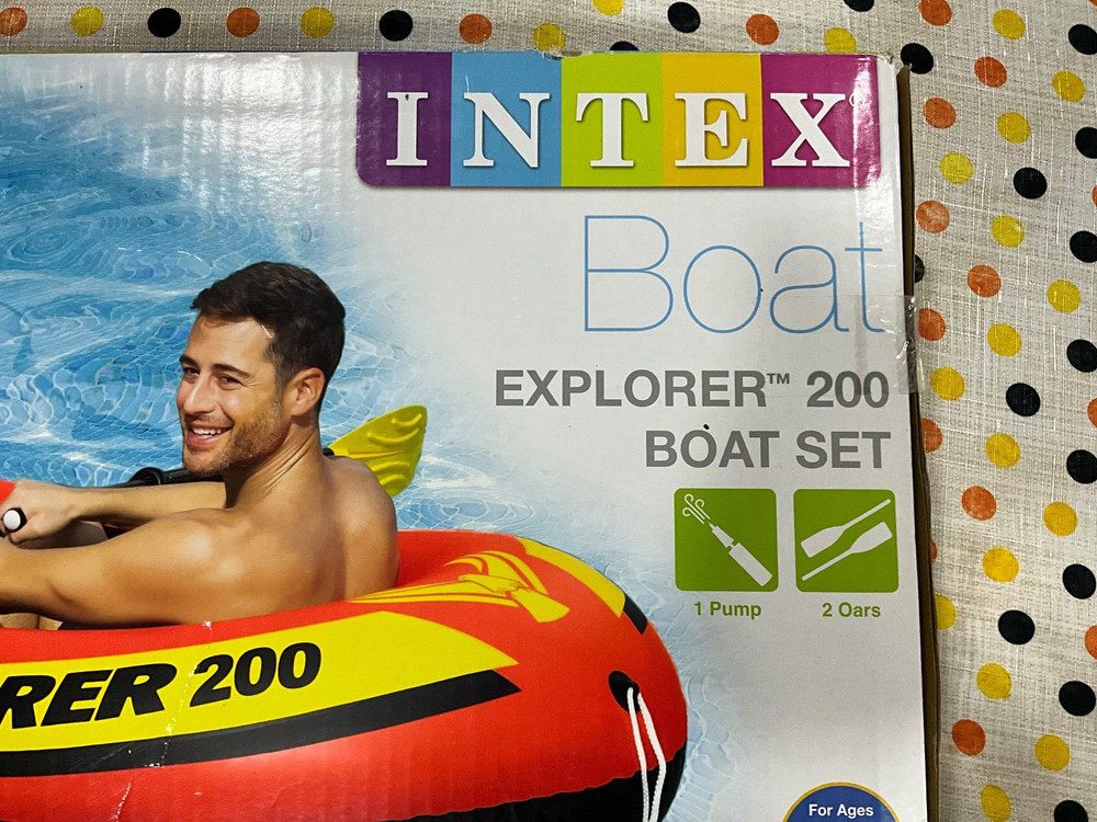 Intex boat Explorer 200 boat set
