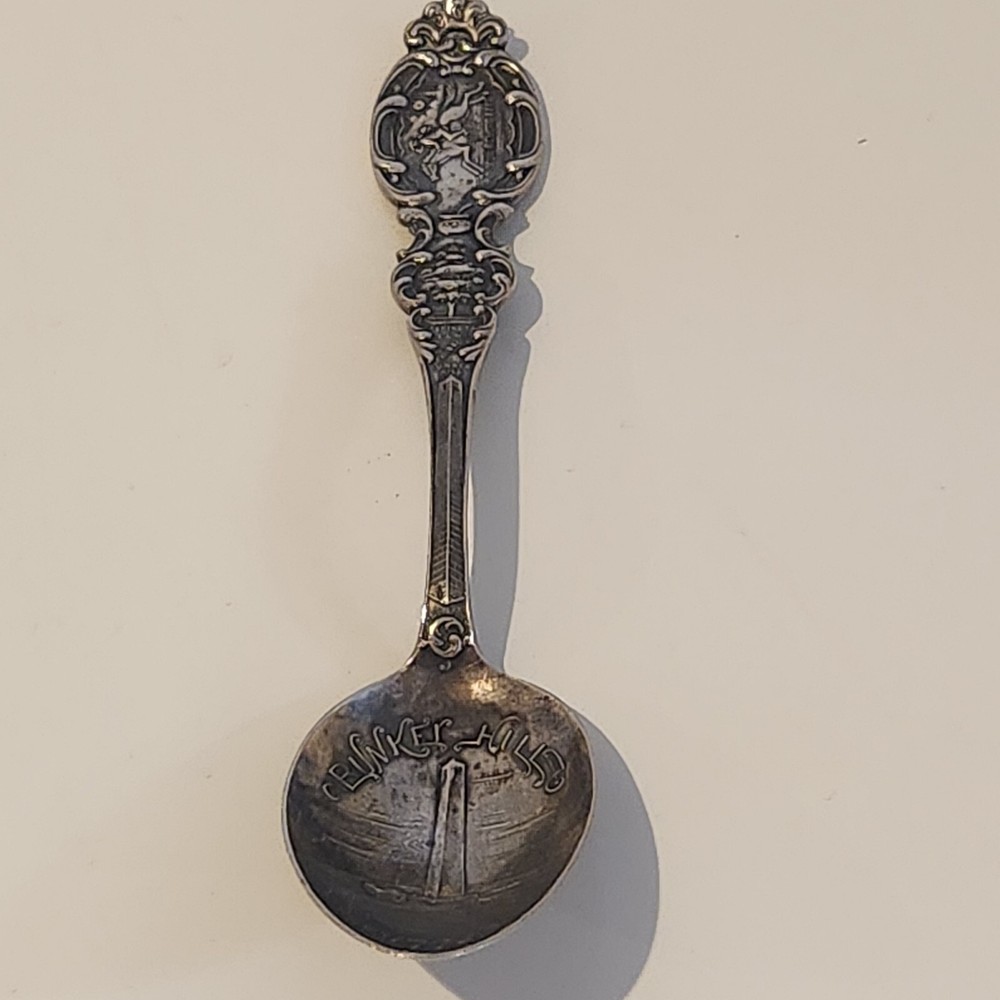 Bunker Hill Boston Sterling Silver Souvenir Spoon