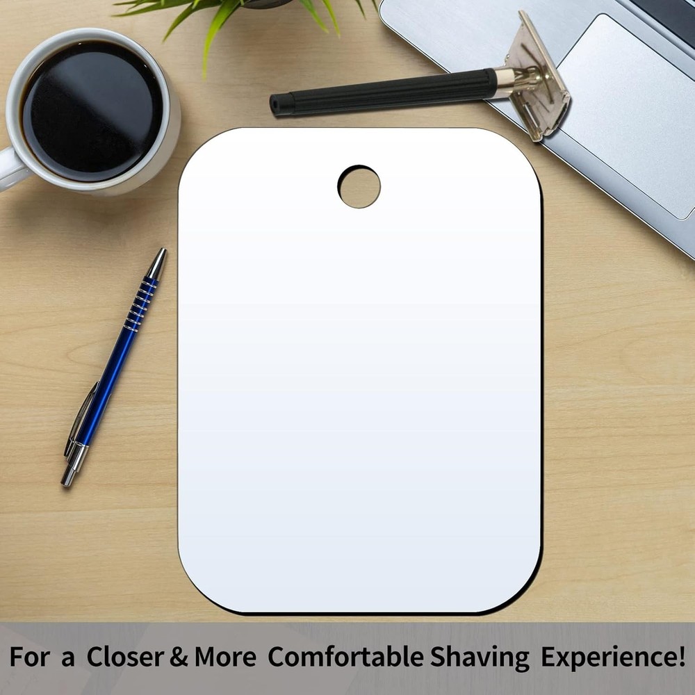 Shaving Mirror, Unbreakable Shower Mirrors, (Medium,2Pack(6 Inches X8 Inches ) B