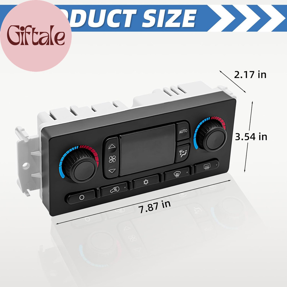 599-211XD A/C Heater Climate Control Module Panel Switch for 02-09 Chevy Silvera