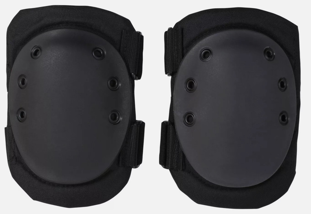 Rothco Tactical Protective Knee Pads With Hard Rubber Shell Foam Inner Padding