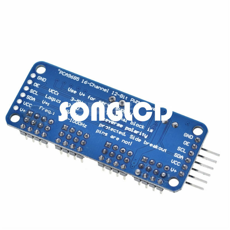 1PCS PCA9685 16 Ch 12-bit PWM Servo Shield Motor Driver I2C Module