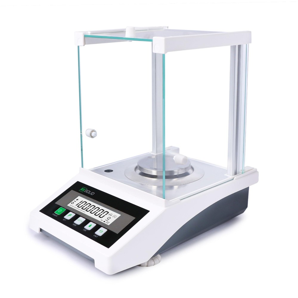 U.S. Solid 100g x 0.0001g Analytical Balance with Automatic Internal Calibration