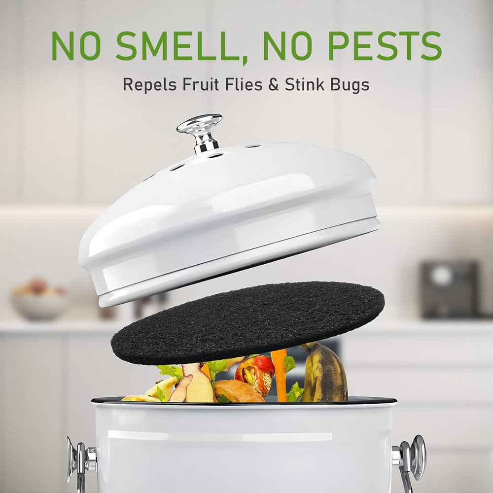 Compost Bins Active Charcoal Filters for Kitchen Compost Bin Bucket Filter Pad