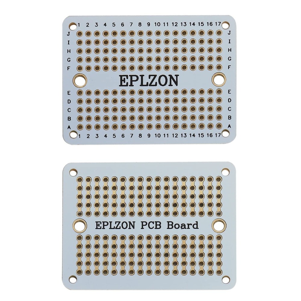 Solderable Breadboard PCB Board Gold-Plated Solder Breadboard for DIY Electro...