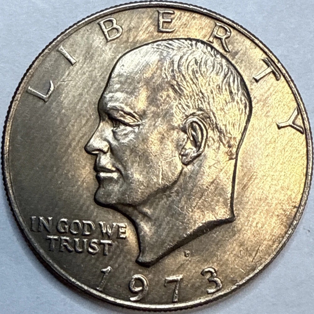 1973 D - Eisenhower Dollar - Exact Coin Imaged #IKE33