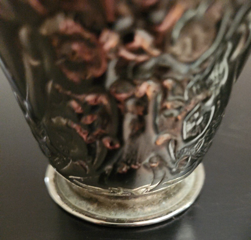 Twos Company Vintage Silverplate Goblet 4"